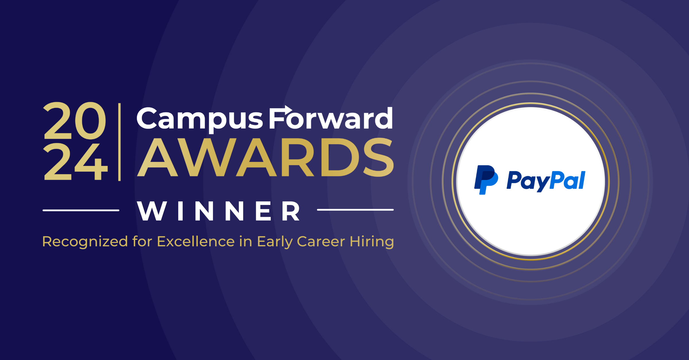 PayPal 2024 Campus Forward Award Winner